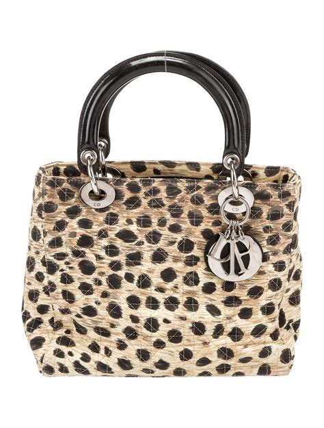 christian dior leopard print schminktasche|dior mitzah print.